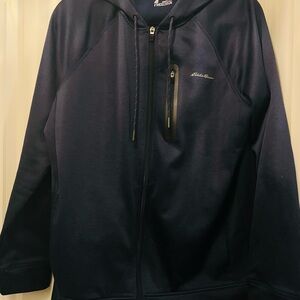Eddie Bauer Men's Navy  Blue Performance Freedry Jacket with hood